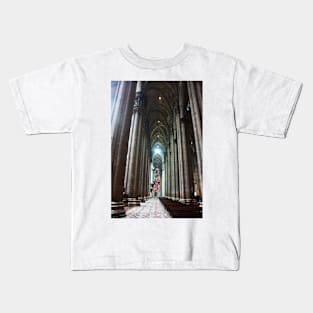 Cathedral Isle. Milan, Italy Kids T-Shirt